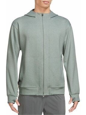 Nike Yoga Dri-FIT Mica Green Zip Fleece Hoodie